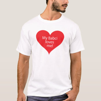 Großmutter-Lieben ich Babci T-Shirt
