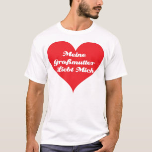 Großmutter-Lieben ich (Deutscher) T-Shirt