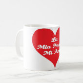 Großmutter-Lieben ich (Italiener) Kaffeetasse (Vorderseite Links)