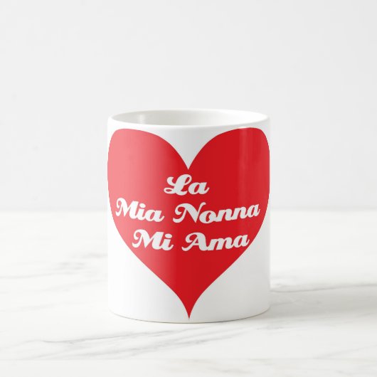 Großmutter-Lieben ich (Italiener) Kaffeetasse (Mittel)