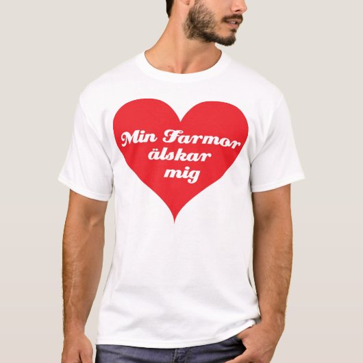 Großmutter-Lieben ich (Schwede) T-Shirt (Vorderseite)