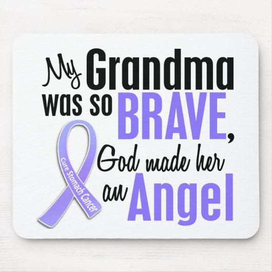 Großmutter-Magen-Krebs des Engels-1 Mousepad (Vorne)