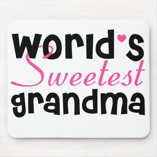 Großmutter-Mausunterlage der Welt süßeste Mousepad (Vorne)