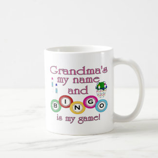 Großmütter mein Namensbingo ist mein Spiel Kaffeetasse