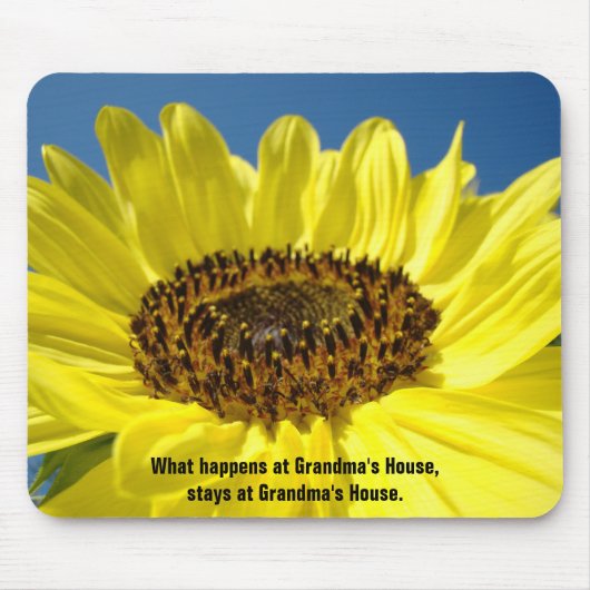 Großmutter mousepad, was am Haus der Großmutter Mousepad (Vorne)