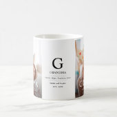 Großmutter Multi Foto Oma Typografie Cute Kaffeetasse (Mittel)