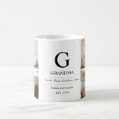 Großmutter Multi Foto Oma Typografie Cute Kaffeetasse (Mittel)