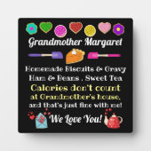 Großmutter, Mutter, ETC. Fotoplatte (Vorderseite)