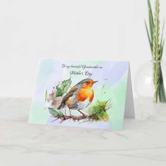 Großmutter Muttertag Karte (Vorderseite)