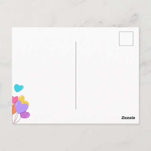 Großmutter Muttertag Niedlich Kitty Pink Postkarte (Rückseite)