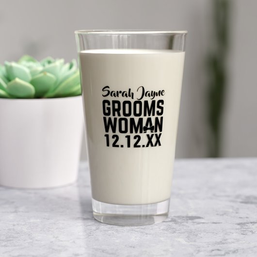 Großmutter Name Keepake Gastgeschenk Hochzeit Glas