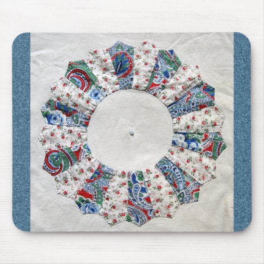 Großmutter Nellies Steppdecke - Block #1 Mousepad (Vorne)