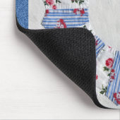 Großmutter Nellies Steppdecke - Block #3 Mousepad (Ecke)