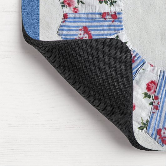 Großmutter Nellies Steppdecke - Block #3 Mousepad (Ecke)