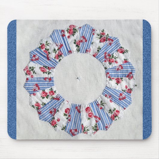 Großmutter Nellies Steppdecke - Block #3 Mousepad (Vorne)