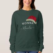 Großmutter Nonna Weihnachten Weihnachten Sweatshirt (Vorderseite)