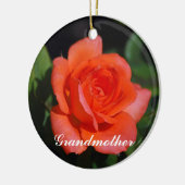 Großmutter Orange und Apricot Rose Ornament (Links)