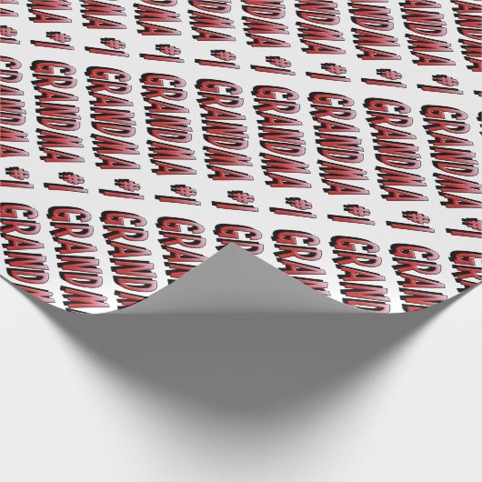 Großmutter-Packpapier der Nr.-eine Geschenkpapier (Ecke)