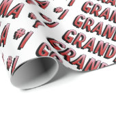 Großmutter-Packpapier der Nr.-eine Geschenkpapier (Rolleneckpunkt)