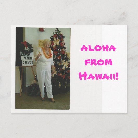 Großmutter-Pat-Postkarte Postkarte (Vorderseite)