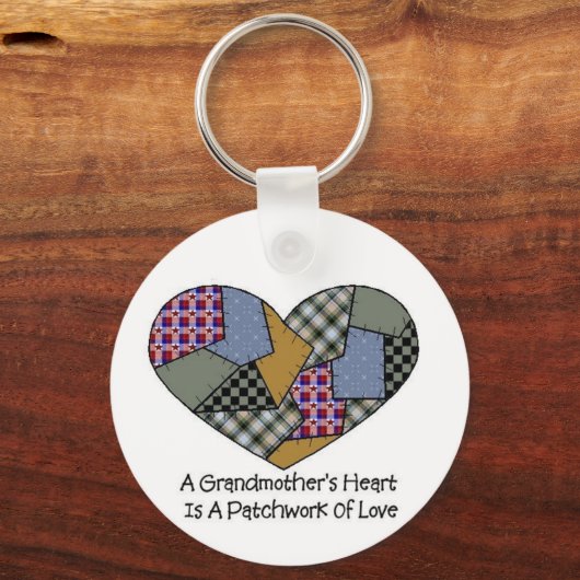Großmutter Patchwork Schlüsselanhänger (Vorderseite)