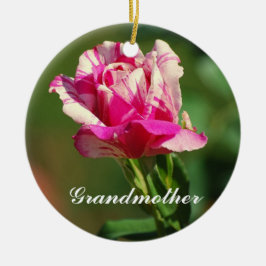 Großmutter Peppermint Weihnachtsfeier Rose Ornamen Keramik Ornament