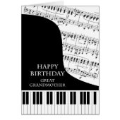 Großmutter Piano und Musik Geburtstag (Vorne)