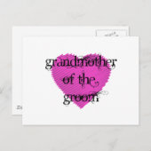 Großmutter Postkarte (Vorne/Hinten)