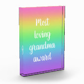 Großmutter-Preis mit der größten Liebe Fotoblock (Links)