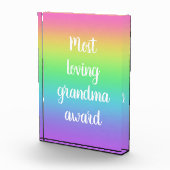 Großmutter-Preis mit der größten Liebe Fotoblock (Rechts)