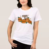 Großmutter-Punkin-Patch mit vier Pumpkins Tri-Blend Shirt (Vorderseite)