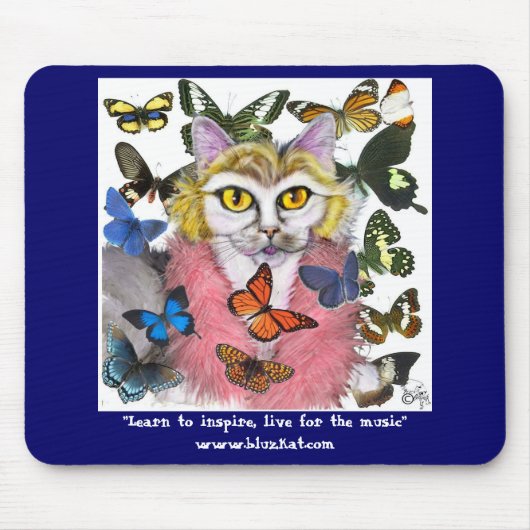 Großmutter Purrrles inspirierend Mousepad (Vorne)