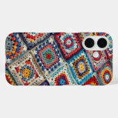 Großmutter-Quadrat-Häkeldecke Case-Mate iPhone Hülle (Rückseite (Horizontal))