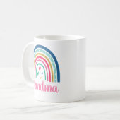 Großmutter Regenbogen Kaffeetasse (Vorderseite Links)