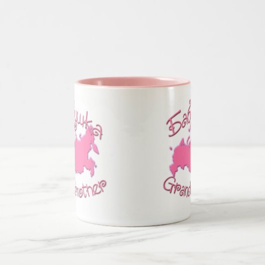 Großmutter-(russische) Karte Zweifarbige Tasse (Mittel)