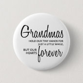 Großmütter schwärzen für immer button (Vorderseite)