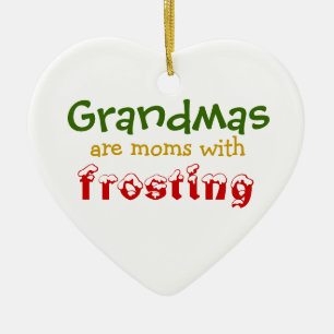 Großmütter sind Mammen mit Zuckergusse Keramikornament