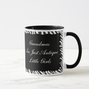 GROSSMÜTTER SIND WENIG GIRLS-MUG GERADE ANTIK TASSE