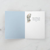 Großmutter-Spaß-Schleiereule-Vogel der Mutter Karte (Innenseite)