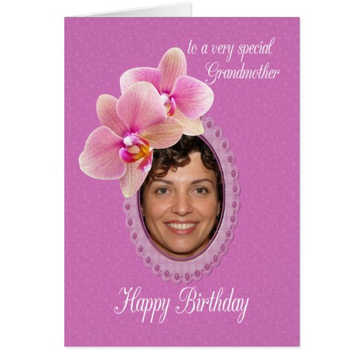 Großmutter Special zum Geburtstag Wünsche Orchidee (Vorne)