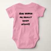 Großmütter spezielle kleine Gallone Baby Strampler (Rückseite)