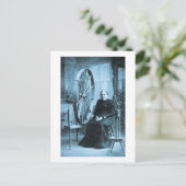 Großmutter-Spinnrad Louis Pesha Postkarte (Stehend Vorderseite)