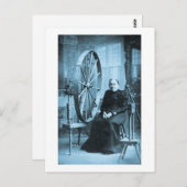 Großmutter-Spinnrad Louis Pesha Postkarte (Vorne/Hinten)