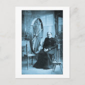 Großmutter-Spinnrad Louis Pesha Postkarte (Vorderseite)