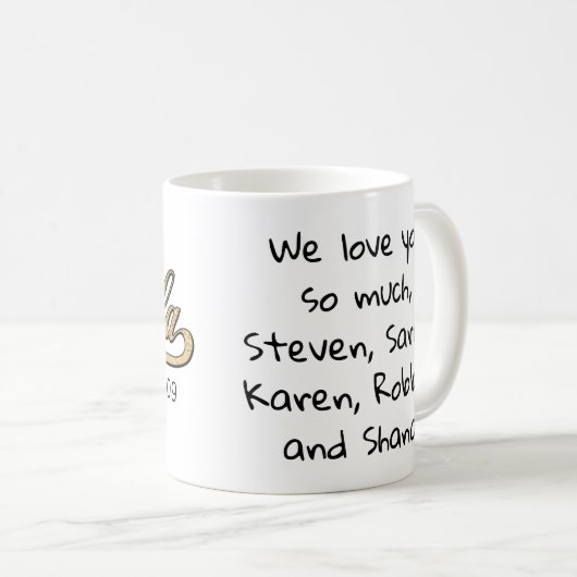 Großmutter Tasse "AKA Abuela Seit..." (VorderseiteRechts)