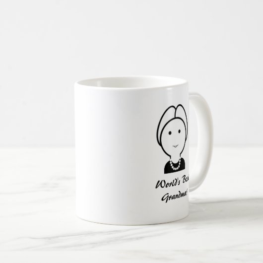 Großmutter-Tasse (personifizieren Sie) Kaffeetasse (VorderseiteRechts)