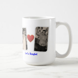 Großmutter u. Großvater, welche die Boogie tun Kaffeetasse