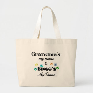 Großmutter und Bingo Jumbo Stoffbeutel