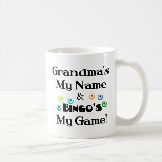 Großmutter und Bingo Kaffeetasse (Rechts)
