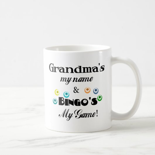 Großmutter und Bingo Kaffeetasse (Rechts)